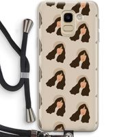Bonjour mon amour: Samsung Galaxy J6 (2018) Transparant Hoesje met koord