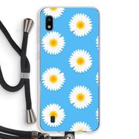 Margrietjes: Samsung Galaxy A10 Transparant Hoesje met koord