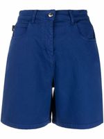 Love Moschino short chino à taille haute - Bleu