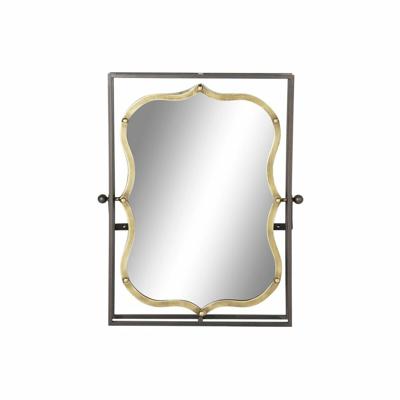 Wandspiegel DKD Home Decor Zwart Gouden 51,5 x 12 x 65 cm Vintage