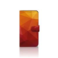 Book Case voor Samsung Galaxy Xcover 5 Polygon Red