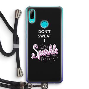 Sparkle quote: Huawei P Smart (2019) Transparant Hoesje met koord