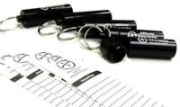 Set 5 x Micro container small, zwart + logsheets