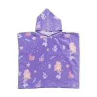 Strandponcho kids zeemeermin - multikleur - 60x110 cm Strandponcho kids zeemeermin - multikleur - 60x110 cm