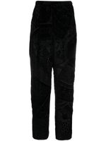 Giorgio Armani Pre-Owned pantalon à motif en jacquard (années 1990) - Noir - thumbnail