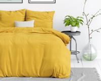 Dreamhouse Stone washed Mustard 240 x 200/220 cm