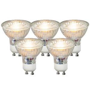 LUEDD Set van 5 GU10 LED lampen COB 3,5W 330 lm 3000K