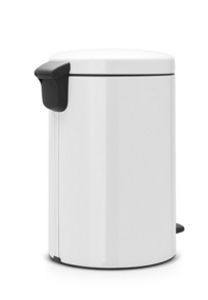 Brabantia newIcon pedaalemmer 20 liter met kunststof binnenemmer - White