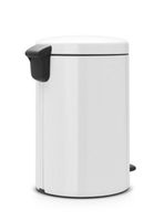 Brabantia newIcon pedaalemmer 20 liter met kunststof binnenemmer - White - thumbnail