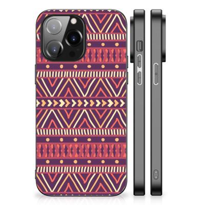 iPhone 14 Pro Max Back Case Aztec Paars