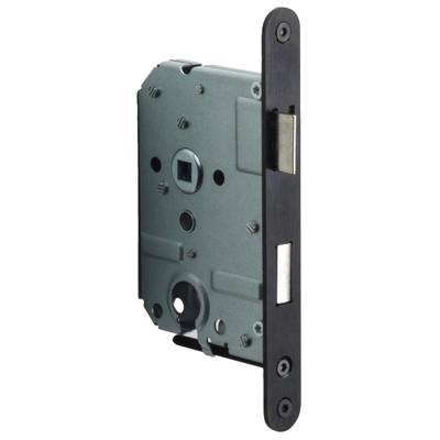 Formani Basics LBLAY55 cilinder dag en nachtslot afgerond - PVD mat zwart/PVD gunmetal