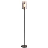 Freelight Vloerlamp Ventotto Zwart & Smoke Glas 166cm - thumbnail