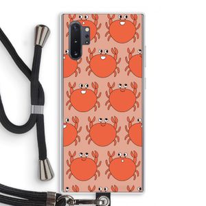 Krab: Samsung Galaxy Note 10 Plus Transparant Hoesje met koord