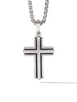 David Yurman pendentif Deco Cross en argent sterling - thumbnail