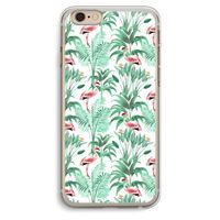 Flamingo bladeren: iPhone 6 Plus / 6S Plus Transparant Hoesje Flamingo bladeren: iPhone 6 Plus / 6S Plus Transparant Hoesje