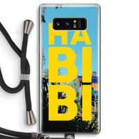 Habibi Majorelle : Samsung Galaxy Note 8 Transparant Hoesje met koord