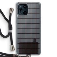 Rooster: Oppo Find X3 Pro Transparant Hoesje met koord