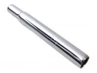 Zadelpen kaars ø25,6mm / 350mm - zilver verchroomd