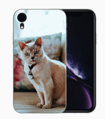 Apple iPhone Xr TPU | Hoesje maken | met Foto en Naam | Eigen telefoonhoesje ontwerpen | Op maat gemaakt