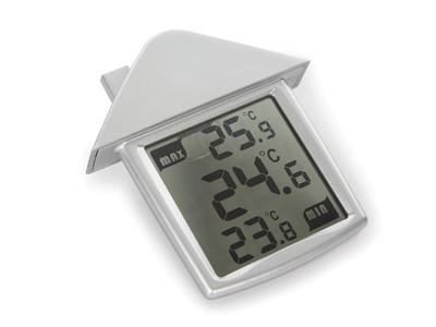 Transparante raamthermometer met min- en maxaanduiding - Velleman