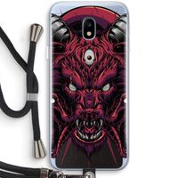 Hell Hound and Serpents: Samsung Galaxy J3 (2017) Transparant Hoesje met koord
