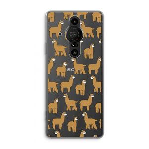 Alpacas: Sony Xperia Pro-I Transparant Hoesje