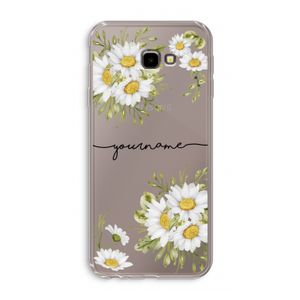 Daisies: Samsung Galaxy J4 Plus Transparant Hoesje