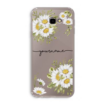 Daisies: Samsung Galaxy J4 Plus Transparant Hoesje