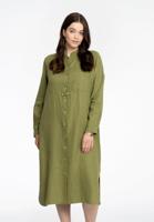 Yoek Blouse lang | Groen | Maat 50/52 Yoek Blouse lang | Groen | Maat 50/52