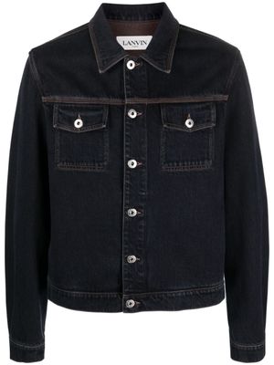 Lanvin veste en jean à boutonnière - Bleu