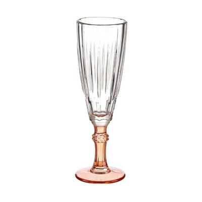 Champagneglas Vivalto Exotic Zalm Kristal 170 ml (6 Stuks)