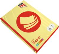 Geel A4 papier 80 gram pak 500 vel Quantore