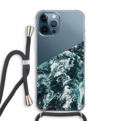Zee golf: iPhone 12 Pro Transparant Hoesje met koord