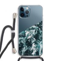 Zee golf: iPhone 12 Pro Transparant Hoesje met koord