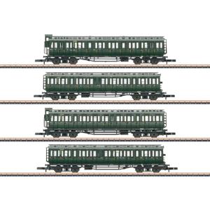 Märklin 87565 Z 4-delige set personenrijtuigen van de DB