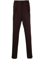 FENDI pantalon à coupe droite - Rouge