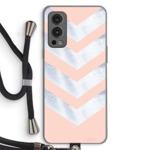 Marmeren pijlen: OnePlus Nord 2 5G Transparant Hoesje met koord