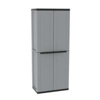 Bezemkast Terry JLine 368 Grijs Zwart/Gris Hars Plastic 68 x 37,5 x 163,5 cm