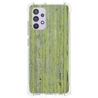 Samsung Galaxy A32 4G | A32 5G Enterprise Editie Stevig Telefoonhoesje Green Wood - thumbnail