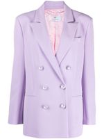 Chiara Ferragni blazer croisé à ornements en cristal - Violet