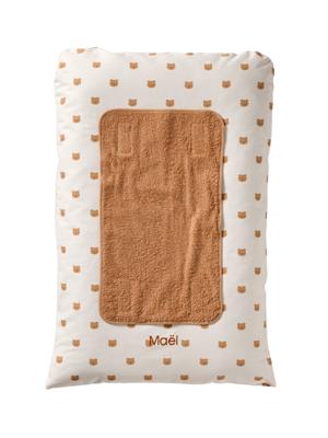 Personaliseerbare aankleedkussenhoes HANOÏ beige, bedrukt