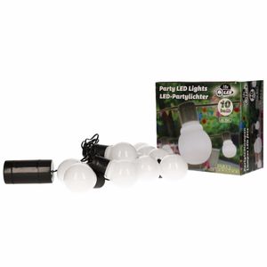 Witte feestverlichting 10 lampen