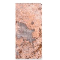 OPPO A98 5G Standcase Marmer Oranje - thumbnail