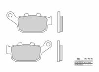 BREMBO Remblokken, voor de moto, Road Organisch 07HO53CC
