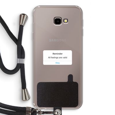 Reminder: Samsung Galaxy J4 Plus Transparant Hoesje met koord