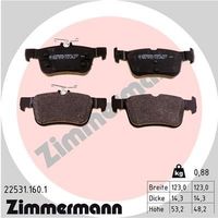Remblokkenset, schijfrem 225311601 Remblokkenset, schijfrem 225311601