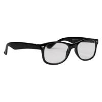 Leesbril wayfarer glans zwart +2.00 1 Stuks