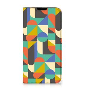 Apple iPhone 14 Plus Hoesje met Magneet Funky Retro