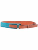 Gianfranco Ferré Pre-Owned ceinture à effet peau de lézard (années 2000) - Bleu