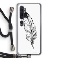 Pluim: Xiaomi Mi Note 10 Transparant Hoesje met koord Pluim: Xiaomi Mi Note 10 Transparant Hoesje met koord